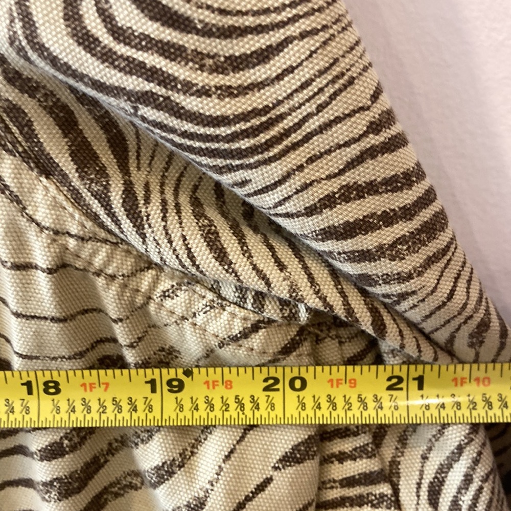 Anthropologie Pilcro Lightweight Zebra Striped Shirt Jacket 100% cotton Sz med - Picture 12 of 14